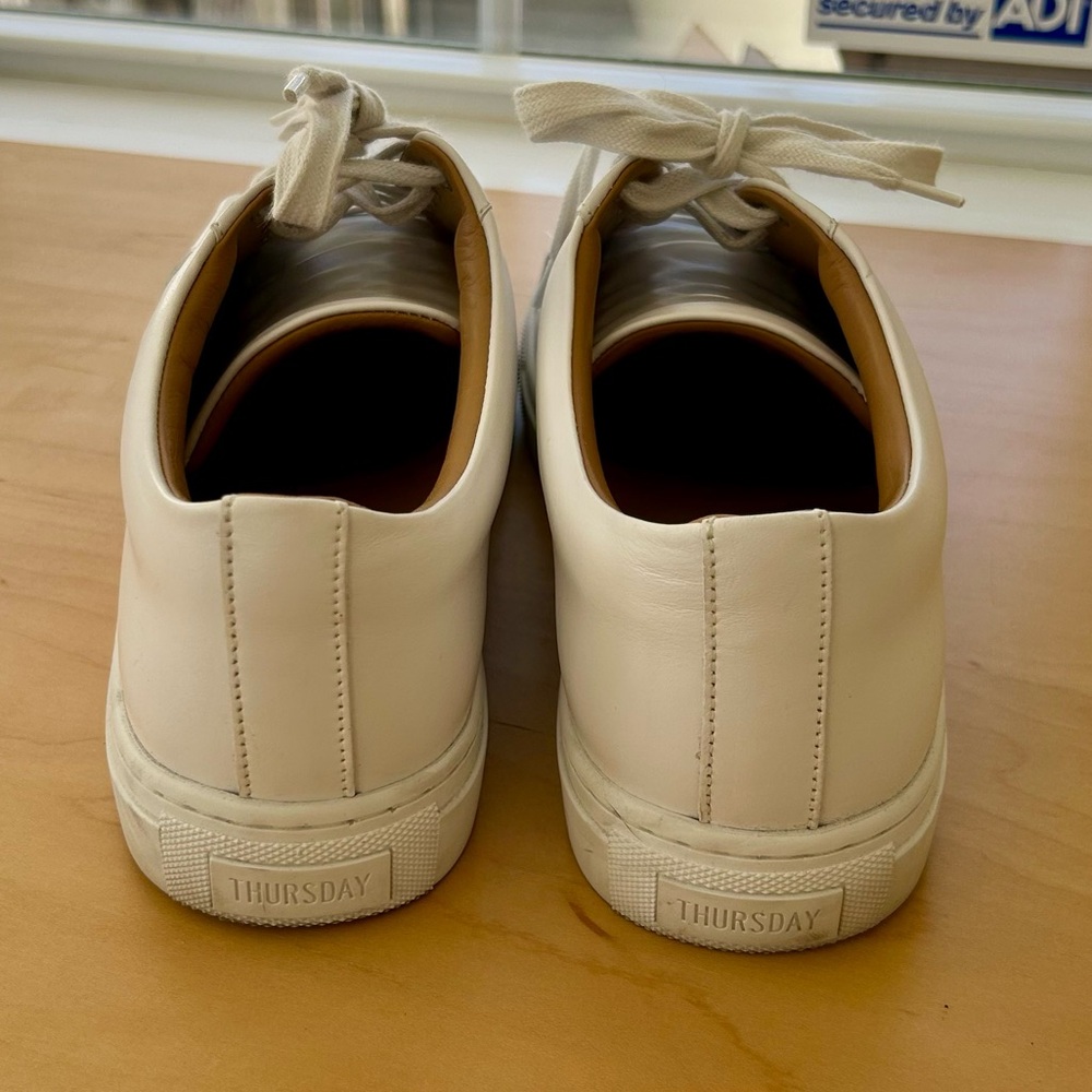 Thursday White Premier Low Top Sneakers Size 10.5 - Picture 7 of 9